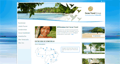 Desktop Screenshot of cacaotravel-venezuela.com
